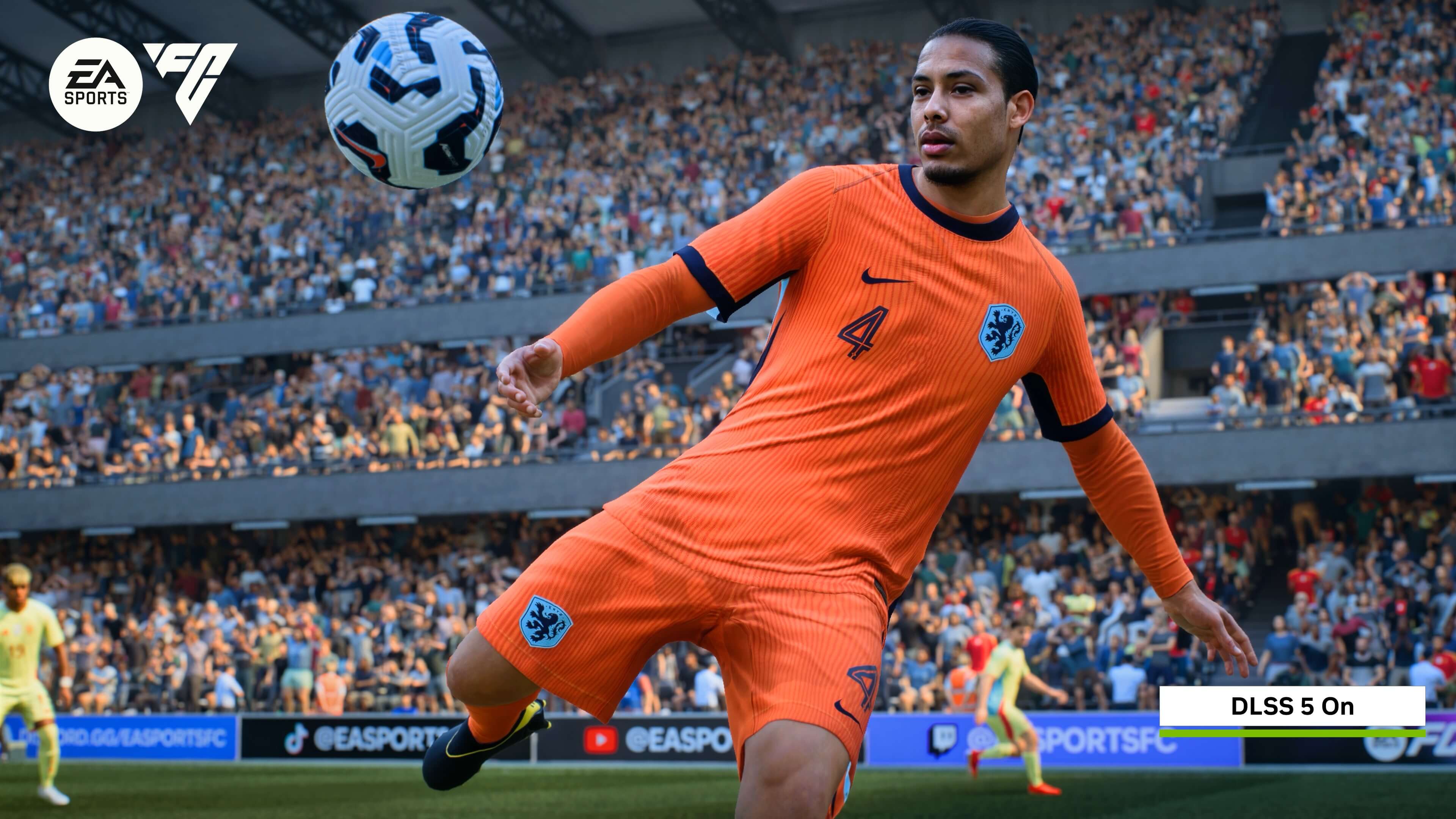 EA Sports FC 26 DLSS 5 comparison scene 1 - DLSS 5 ON