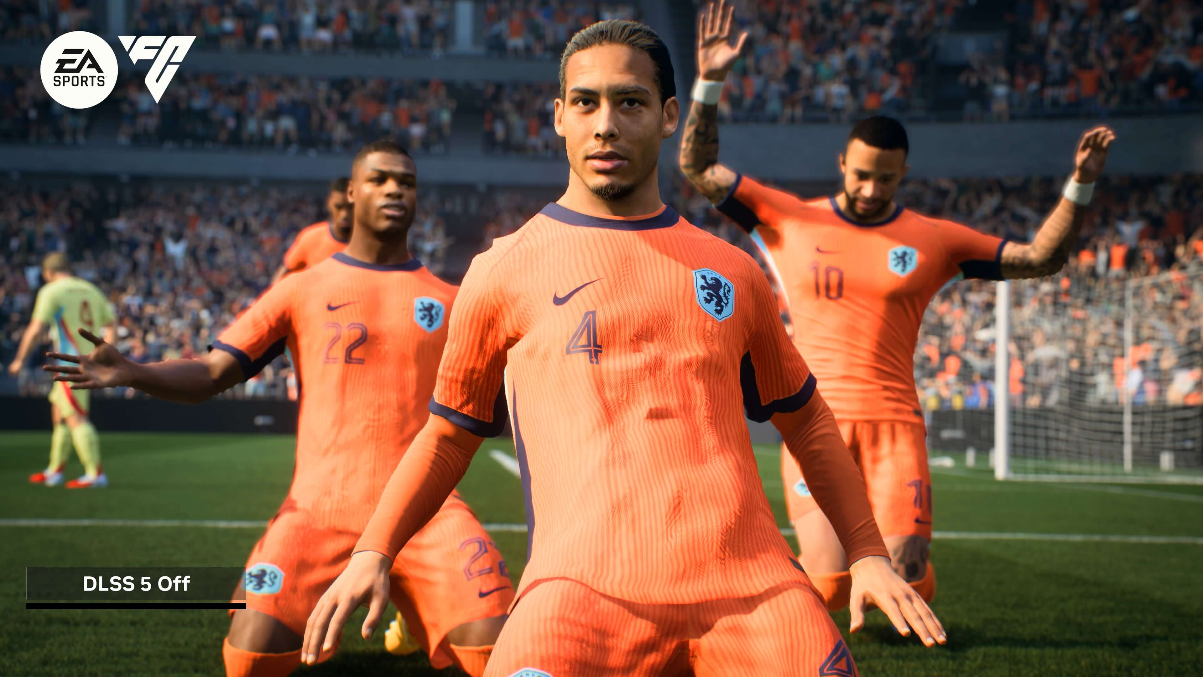 EA Sports FC 26 DLSS 5 comparison scene 2 - DLSS OFF